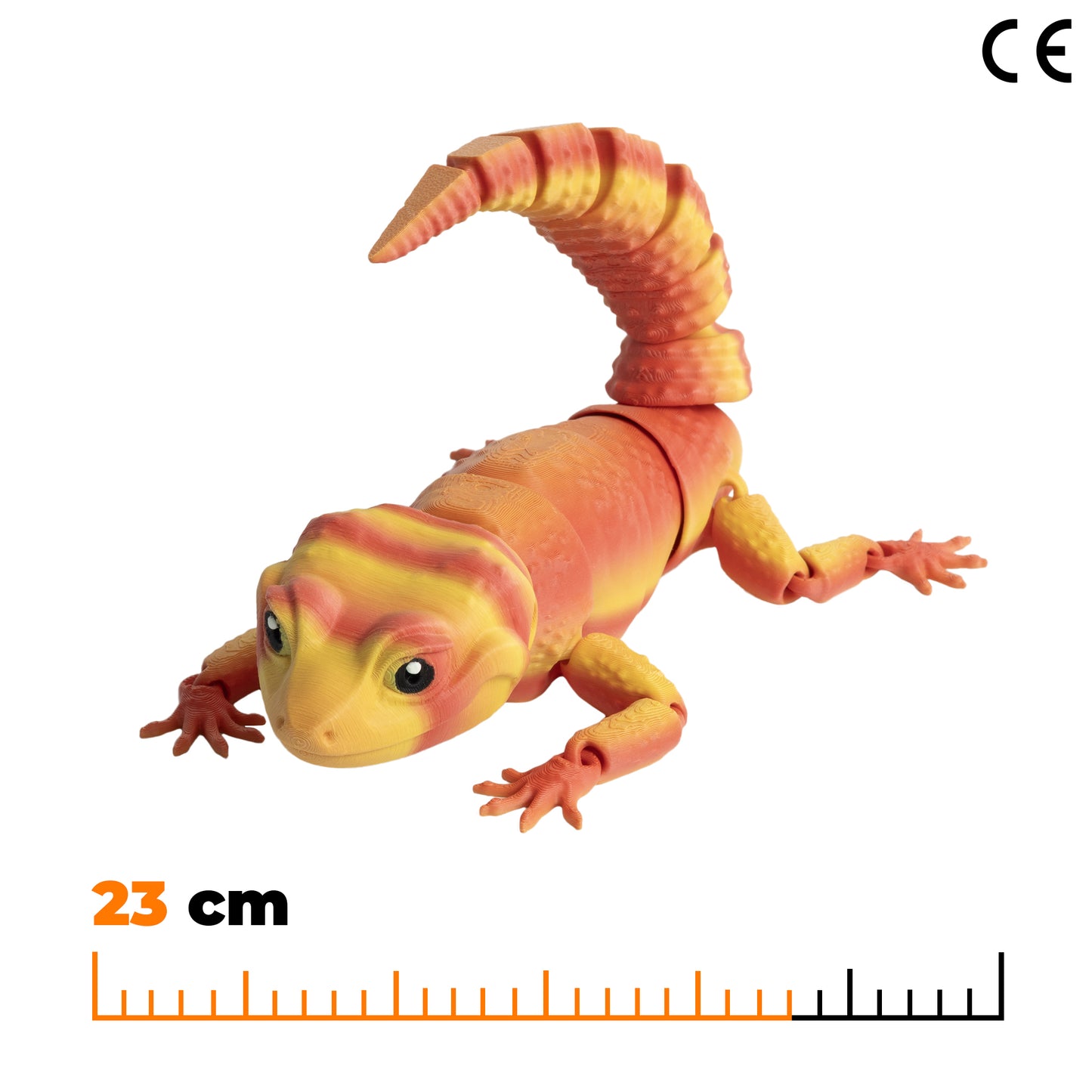 Gekon - Postupná oranžová