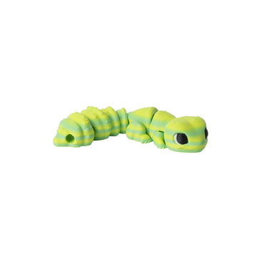 Gecko Keychain – 3D printed flexi keychain in gradient green