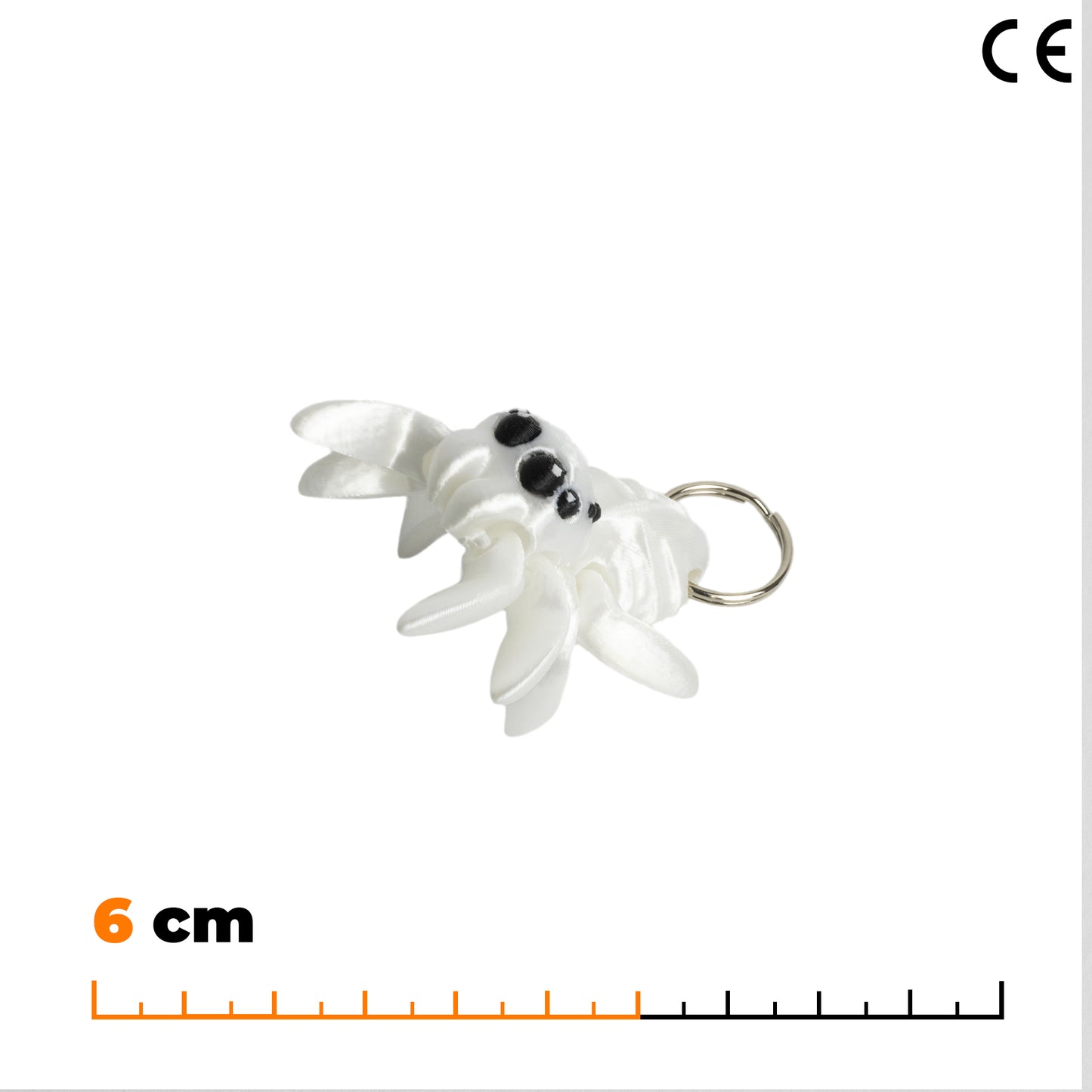 Přívěsek pavouka - Bílá