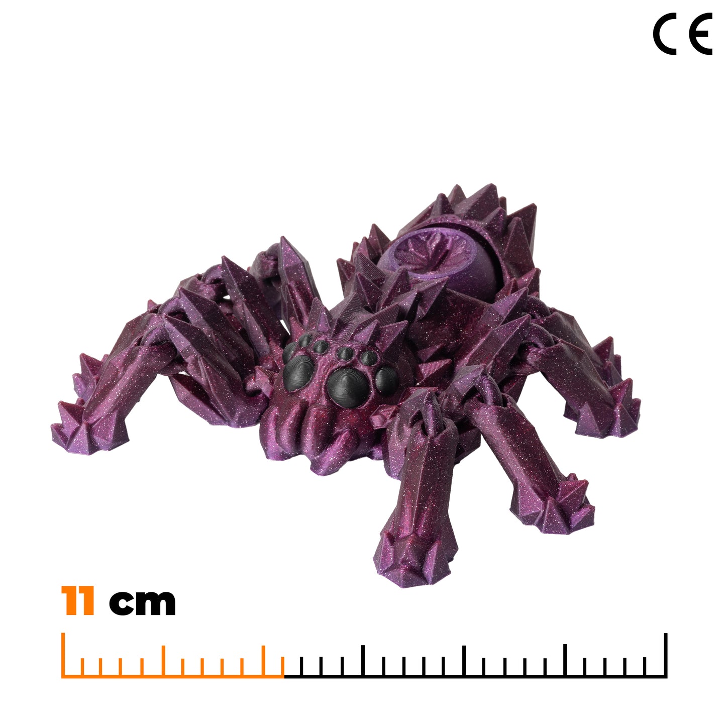 Fidget Spider – Glitzerndes Lila