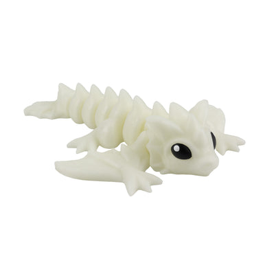 Viverna – drago flexi stampato in 3D, colore Verde luminoso