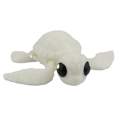 Piccola tartaruga – animaletto flexi stampato in 3D di colore verde luminoso
