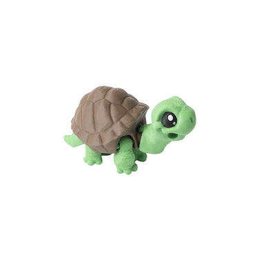 Turtle Keychain – 3D printed flexi keychain in green