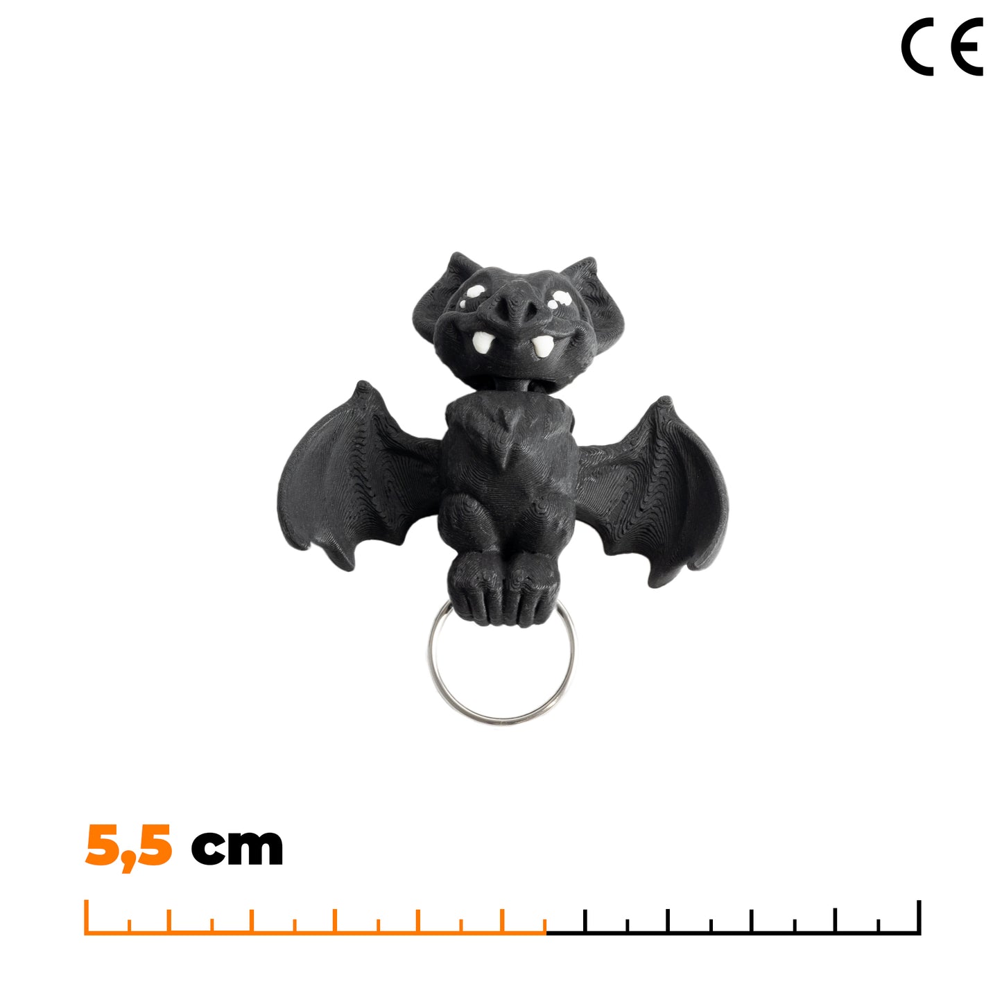 Přívěsek netopýra - černá