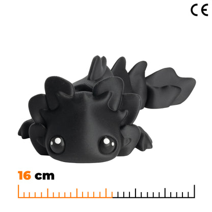 Roztomilý axolotl - Černá