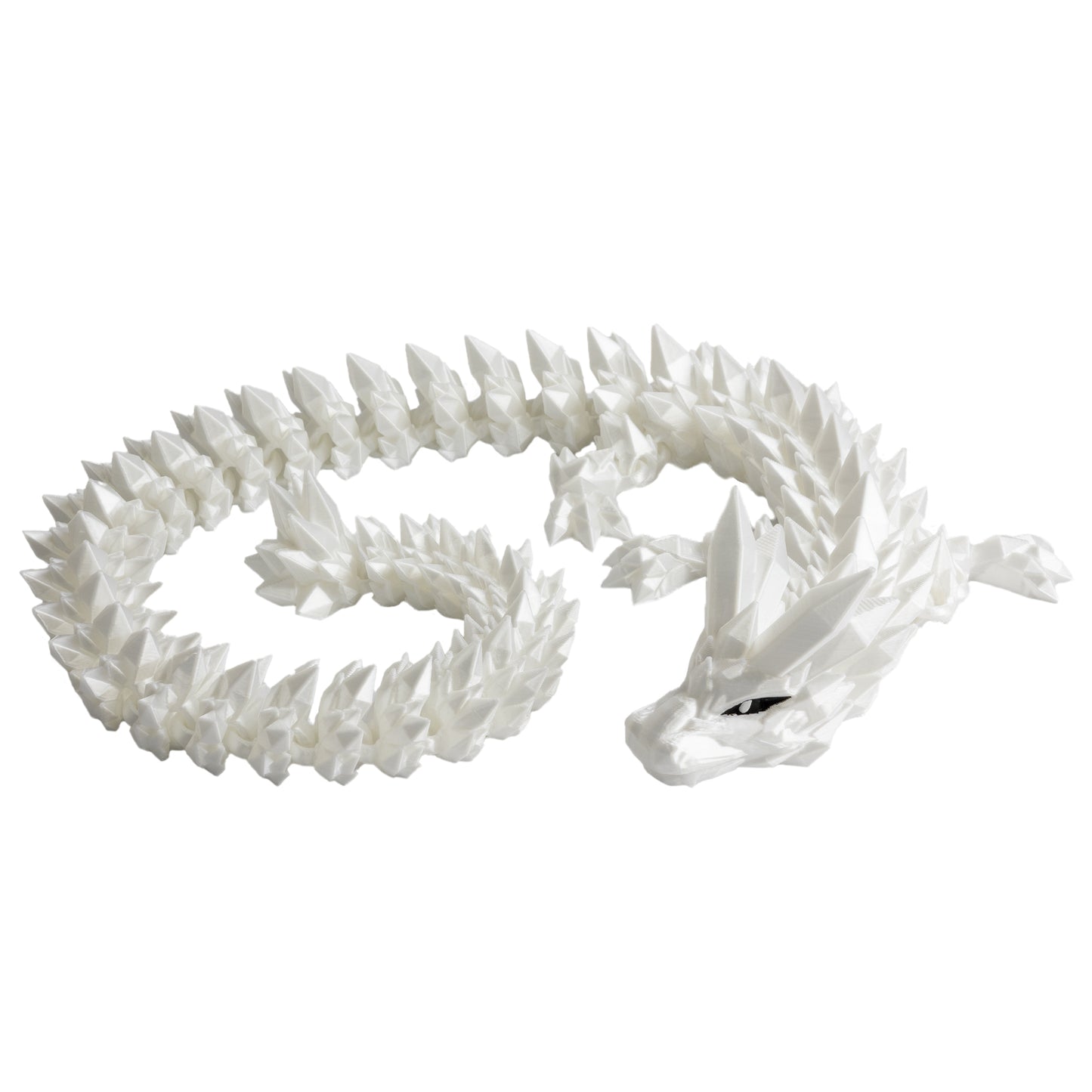 Krystalový dračí dospělák - Bílá