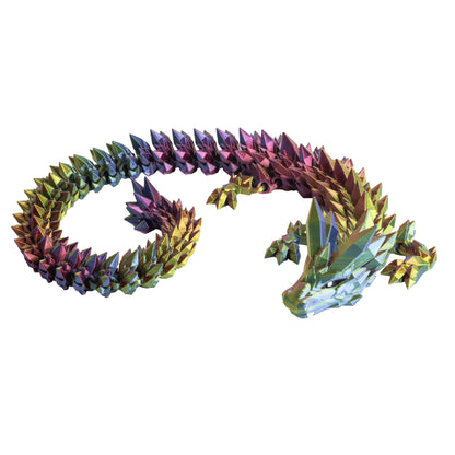 Adult Crystal Dragon - Blue-Yellow-Fuschia