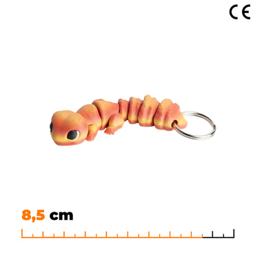 Přívěsek gekona - Postupná oranžová