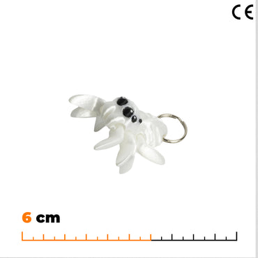 Přívěsek pavouka - Bílá