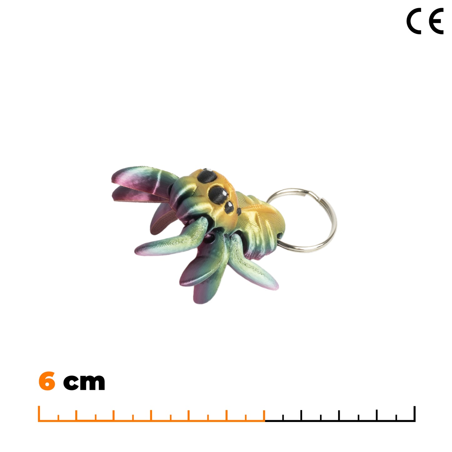 Přívěsek pavouka - Duhová