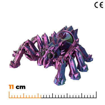 Fidget pavouk - Modro-zeleno-fialová