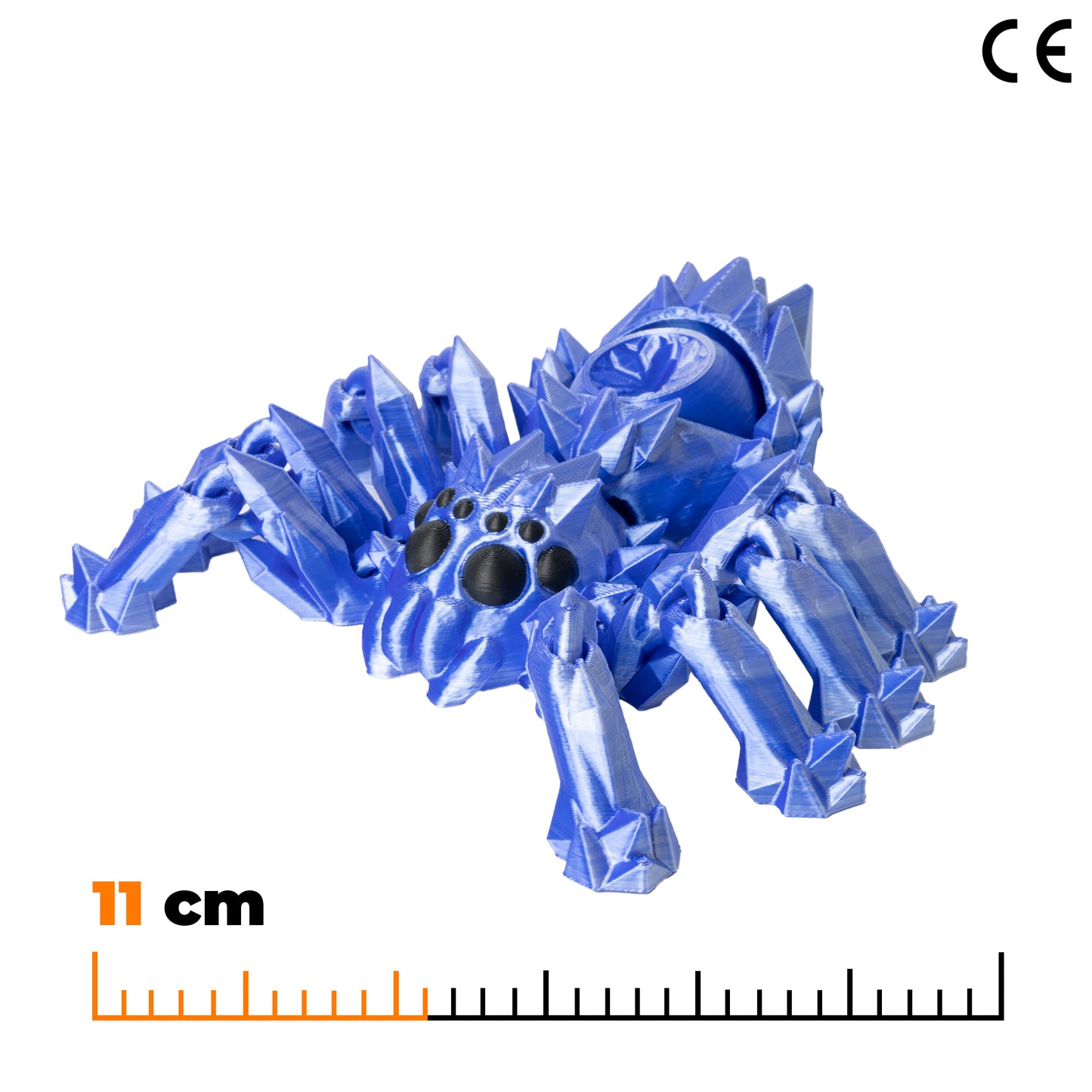 Fidget pavouk - Modro-bílá