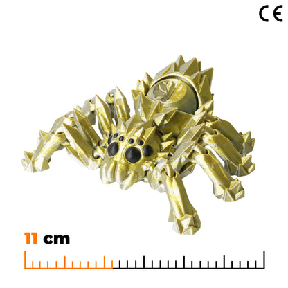 Fidget pavouk - Zlato-stříbrná
