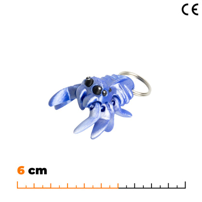 Přívěsek pavouka - Modro-bílá