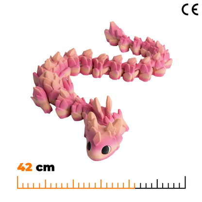 Rubikuro Dragon - Gradient Pink