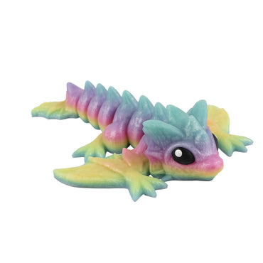 Viverna – drago flexi stampato in 3D, colore Caramella luminosa