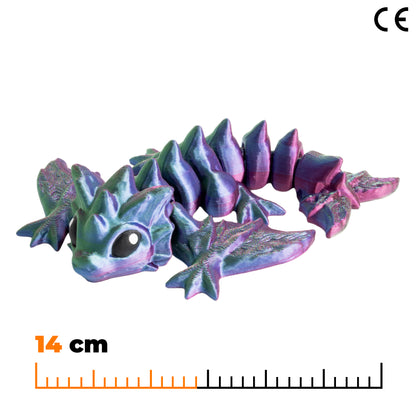 Wyverna - Modro-zeleno-fialová