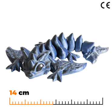 Wyverna - Černo-modro-stříbrná