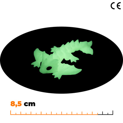 Přívěsek Wyverny - Svítící zelená
