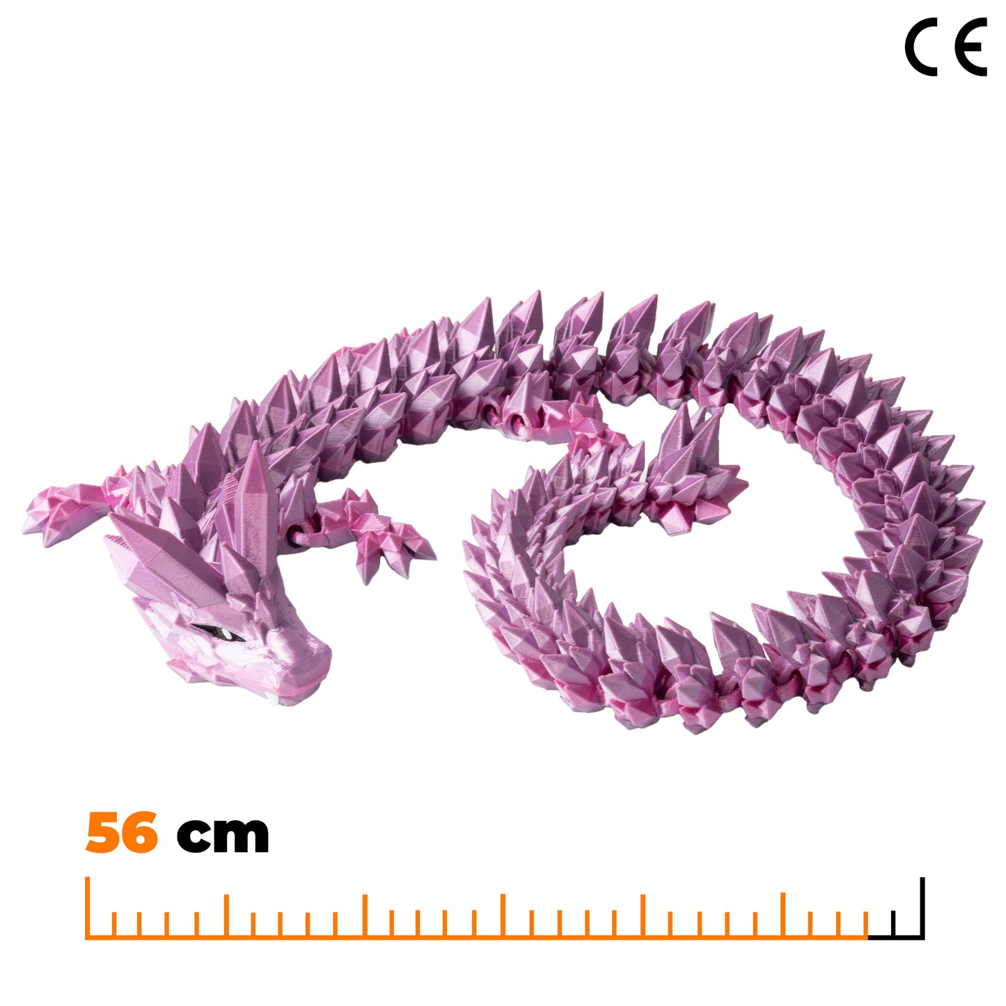 Adult Crystal Dragon - Pink-Purple