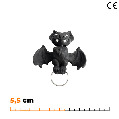 Přívěsek netopýra - černá