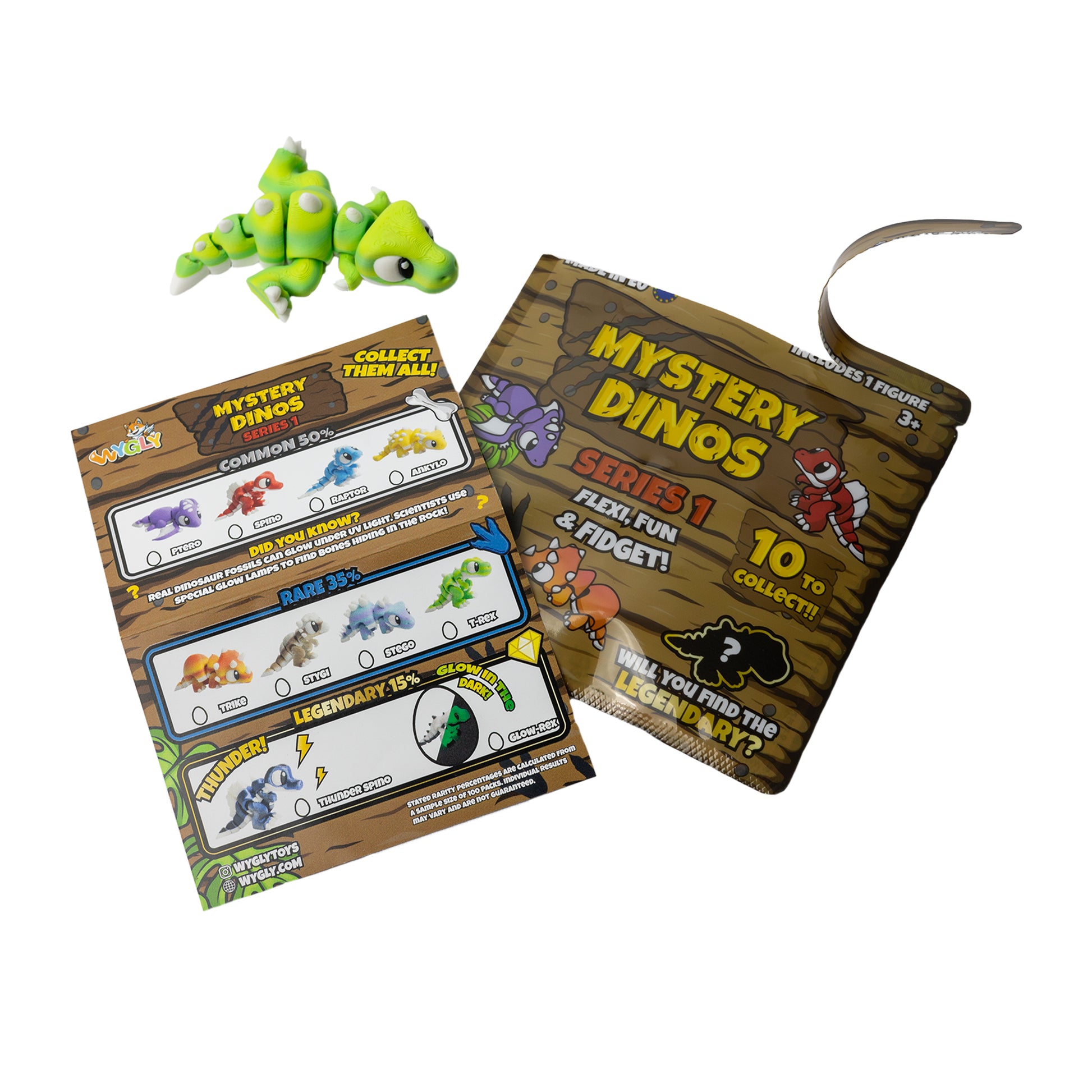 Retail display box with 24 Mystery Dinosaurs Series 1 packs – photo 5